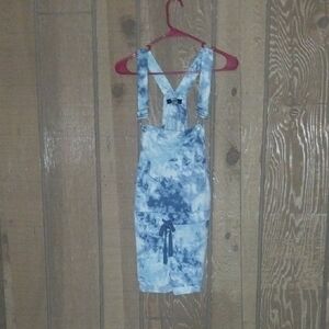 Chic Tie-Dye Overalls